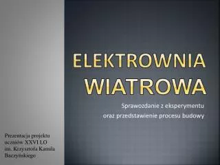 elektrownia wiatrowa