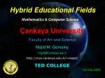 Exploring Hybrid Education in Mathematics and Computer Science: Opportunities and Challenges - slide 1