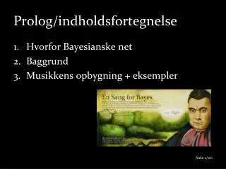 prolog indholdsfortegnelse