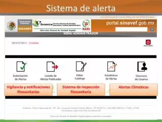 sistema de alerta