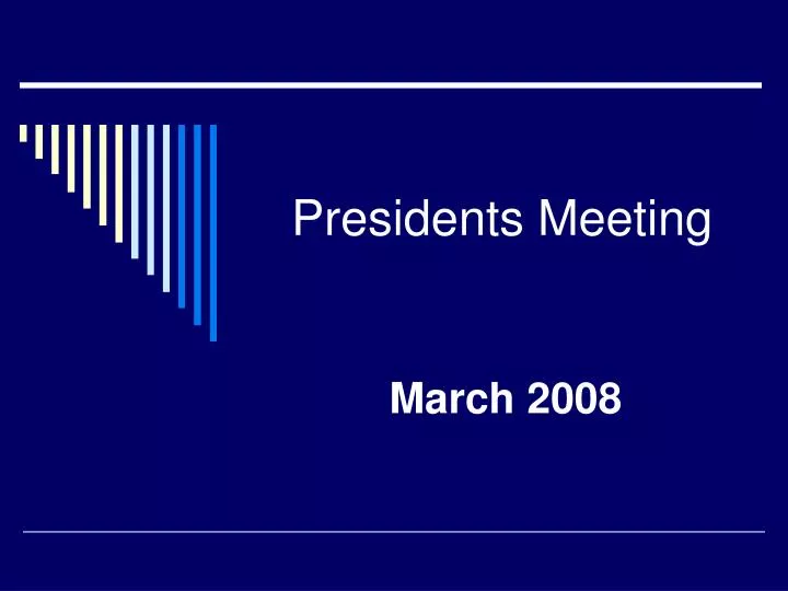 presidents meeting