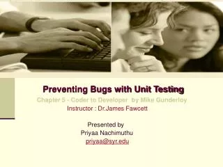 Preventing Bugs with Unit Testing Chapter 5 - Coder to Developer by Mike Gunderloy