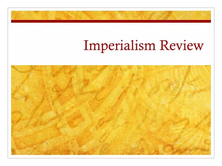 imperialism review