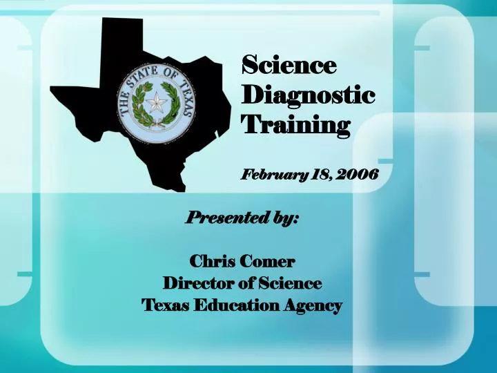 science diagnostic training february 18 2006