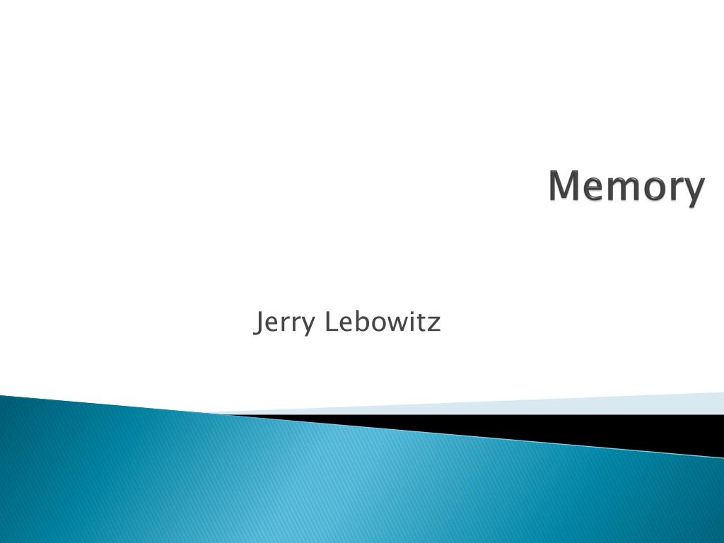 PPT - Memory PowerPoint Presentation, free download - ID:3040606