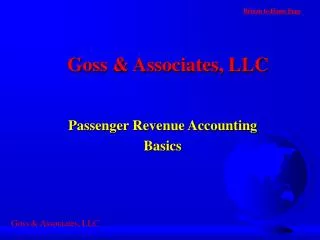 Goss &amp; Associates, LLC