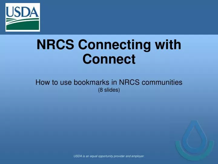 nrcs connecting with connect