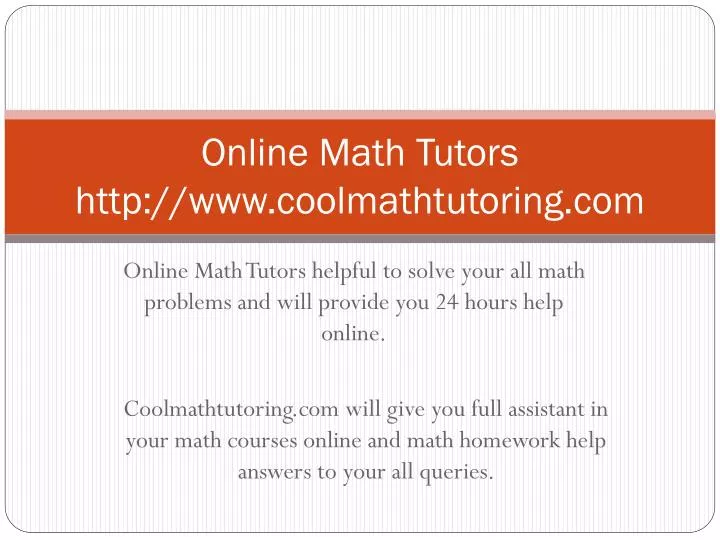 online math tutors http www coolmathtutoring com