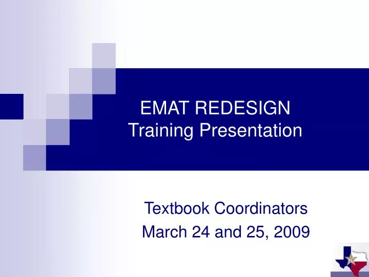 emat redesign training presentation