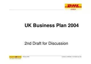 UK Business Plan 2004