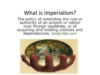 What is imperialism?