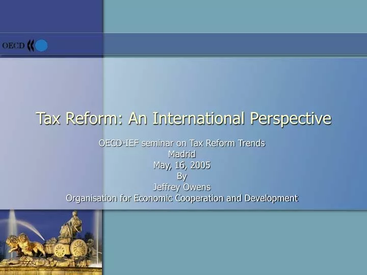 tax reform an international perspective