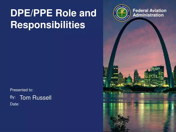 dpe ppe role and responsibilities