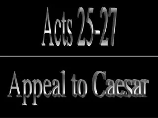 Appeal to Caesar
