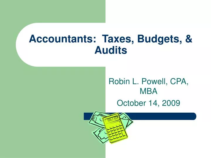 accountants taxes budgets audits