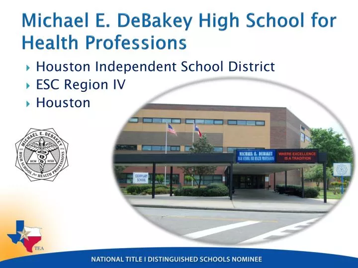 michael e debakey high school for health professions
