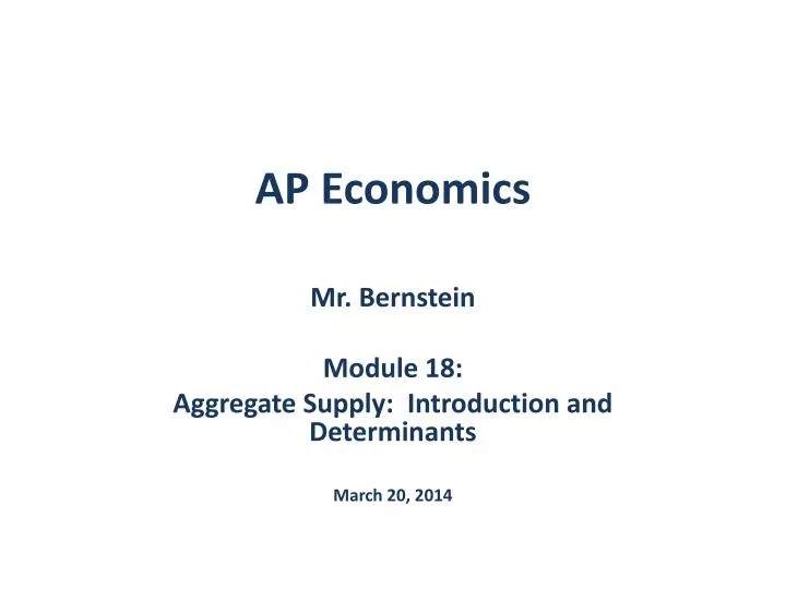 ap economics