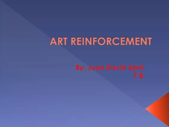 art reinforcement