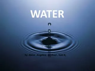 water