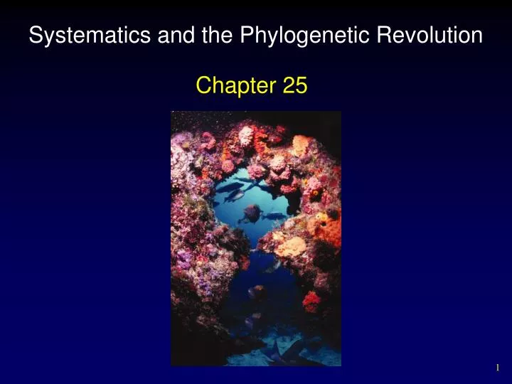 systematics and the phylogenetic revolution