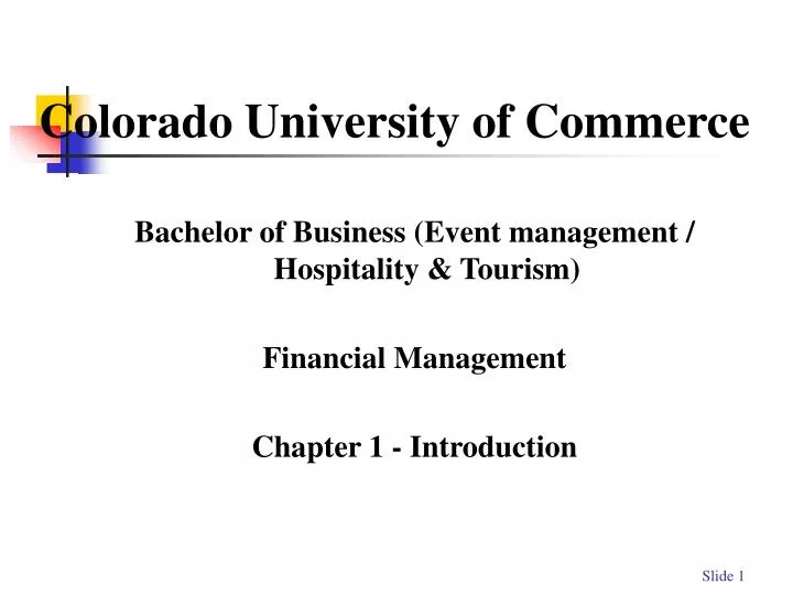 colorado university of commerce