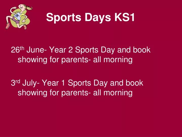 sports days ks1