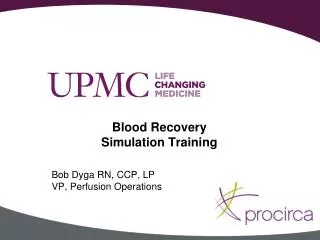 Blood Recovery Simulation Training