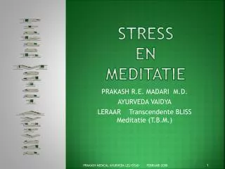 stress en meditatie