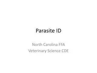 Parasite ID