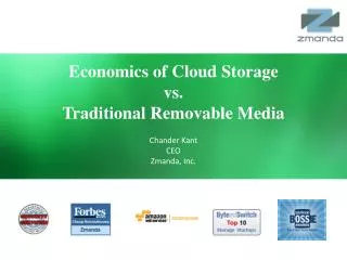 Economics of Cloud Storage vs . Traditional Removable Media