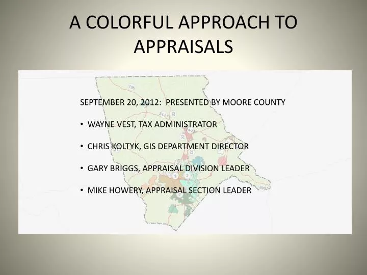 a colorful approach to appraisals
