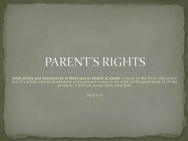 parent s rights