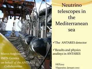 Neutrino telescopes in the Mediterranean sea