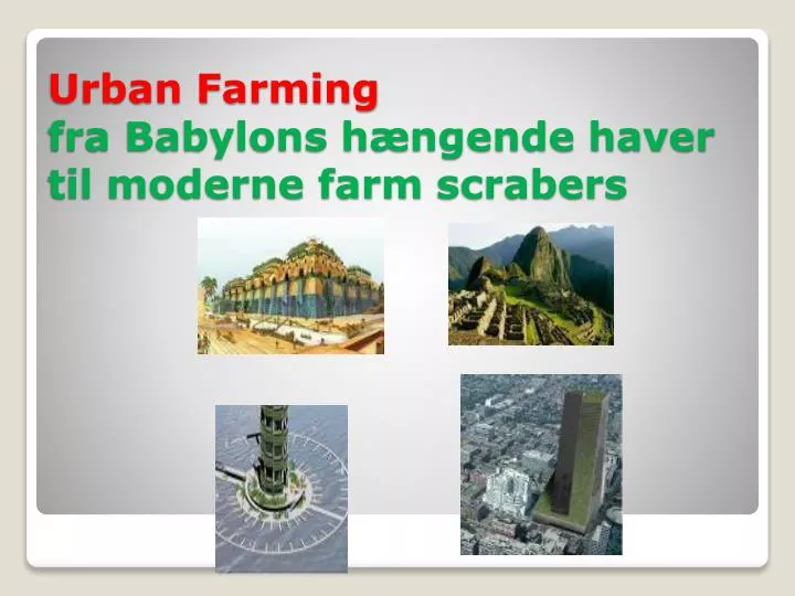 urban farming fra babylons h ngende haver til moderne farm scrabers