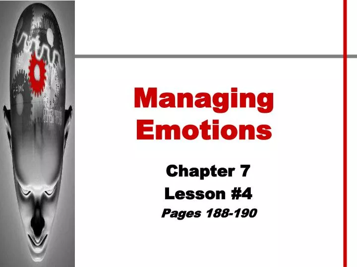 managing emotions