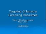 Targeting Chlamydia Screening Resources - slide 1