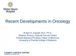 Recent Developments in Oncology - slide 1