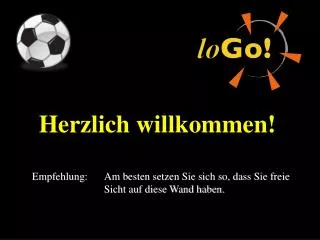 herzlich willkommen