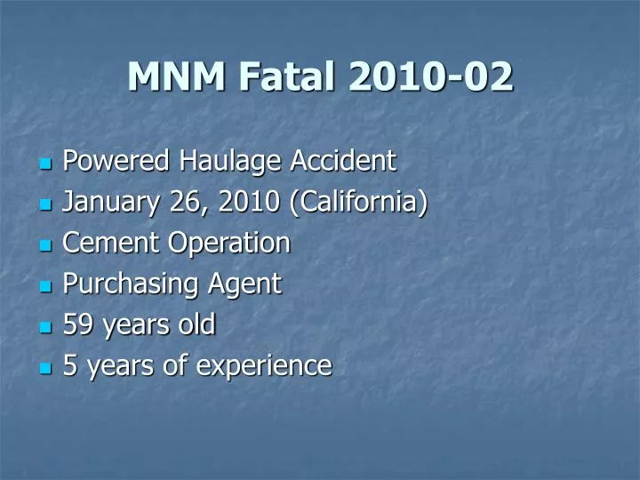 mnm fatal 2010 02