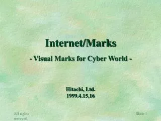 Internet/Marks