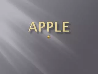 apple