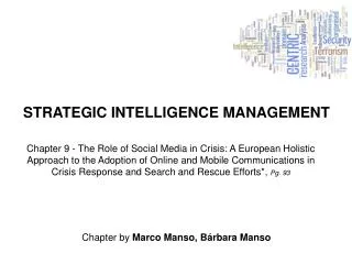 STRATEGIC INTELLIGENCE MANAGEMENT