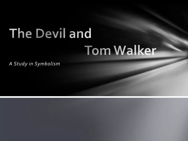 the devil and tom walker