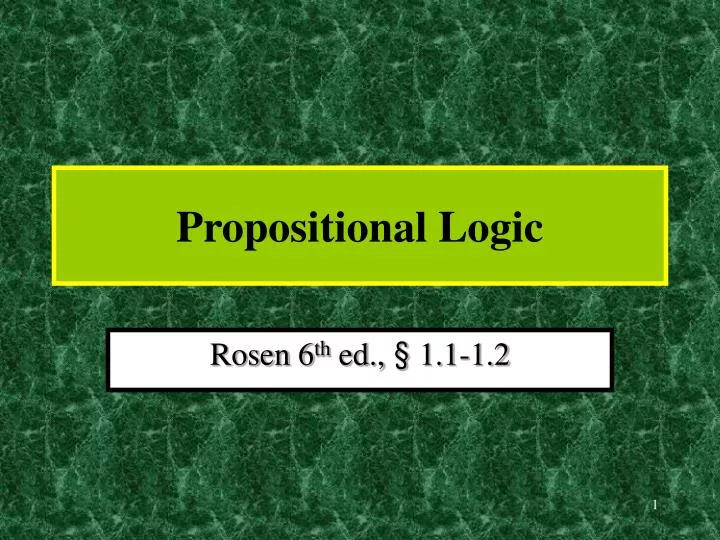 propositional logic