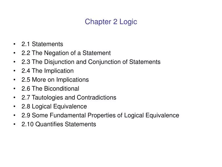 chapter 2 logic