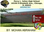 BY MOHAN ABRAHAM - slide 1