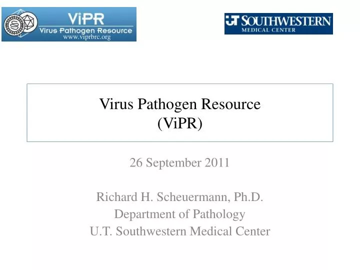 virus pathogen resource vipr