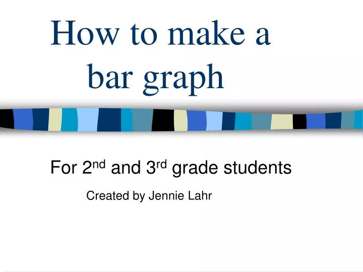 how to make a bar graph