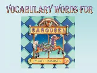 Vocabulary words for