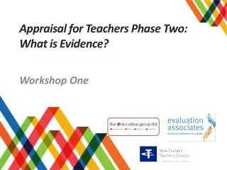 Appraisal for T eachers Phase Two: What is Evidence?